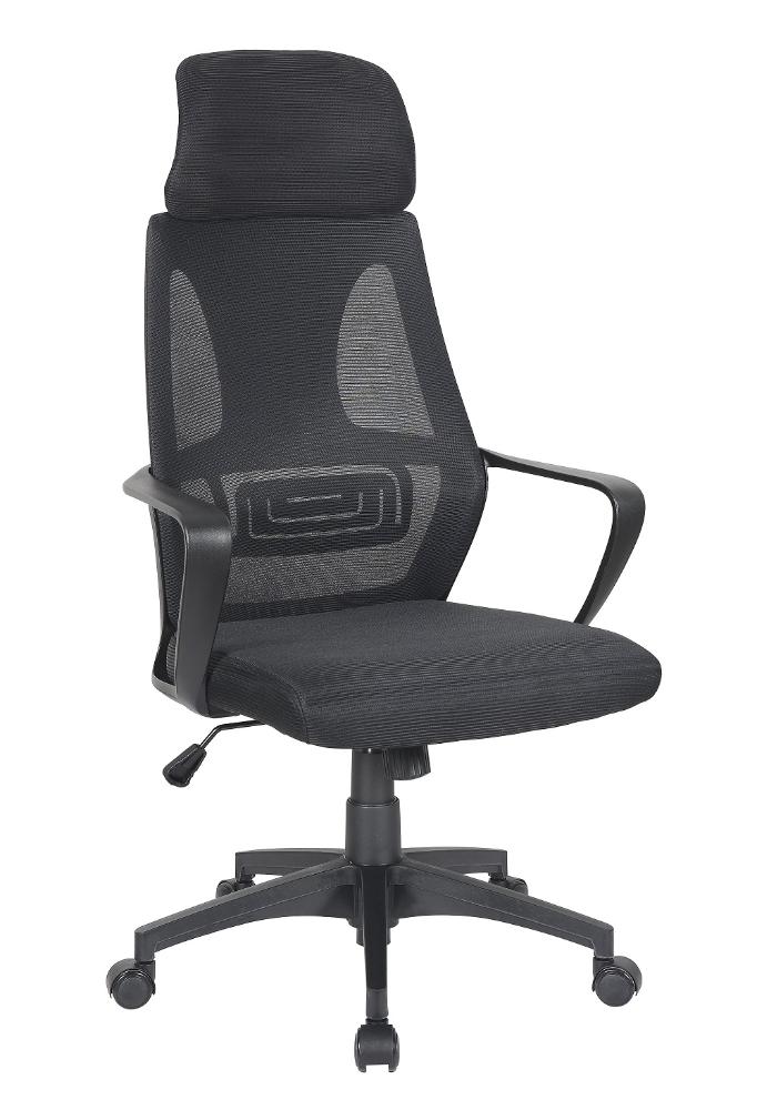 Cadeira Presidente Pelegrin PEL-0289 Tela Mesh Preta