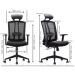 Cadeira Presidente Pelegrin Premium PEL-A109 Tela Mesh Preta