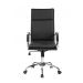 Cadeira Presidente Pelegrin em Couro PU PEL-8003H Preta Design Charles Eames