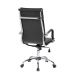 Cadeira Presidente Pelegrin em Couro PU PEL-8003H Preta Design Charles Eames