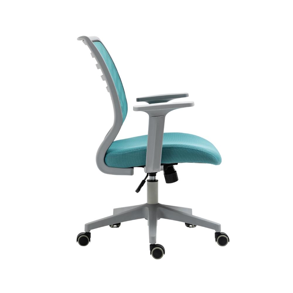 Cadeira de Escritório Diretor Pelegrin PEL-0238 Cinza e Verde