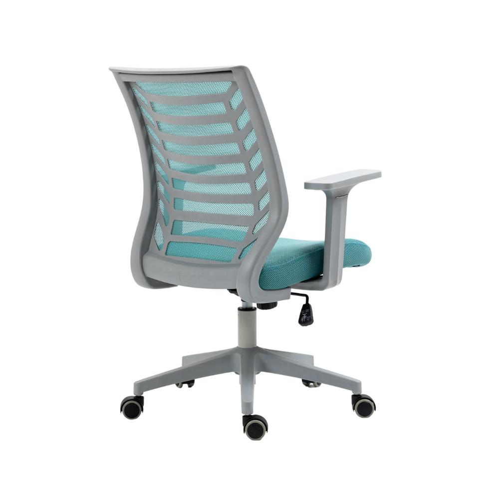 Cadeira de Escritório Diretor Pelegrin PEL-0238 Cinza e Verde