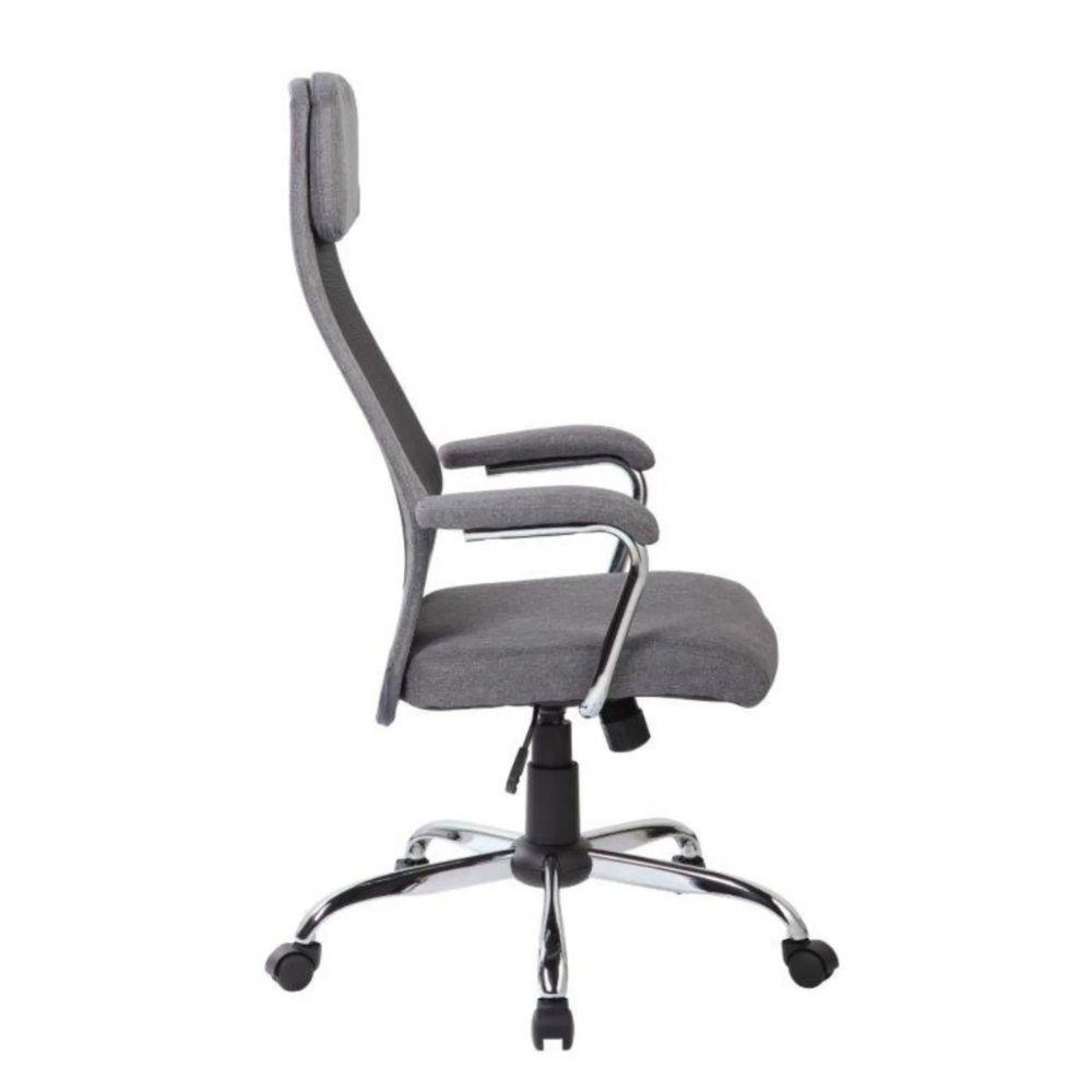 Cadeira de Escritório Presidente Pelegrin Pel-9025 Cinza