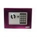 Cofre Eletrônico Digital Pequeno (17x23x17cm) Pelegrin CH-17EF Em Aço Rosa