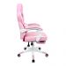Conjunto Mesa Gamer Pelegrin PEL-008P Rosa e Cadeira Gamer Pelegrin PEL-3020 Rosa