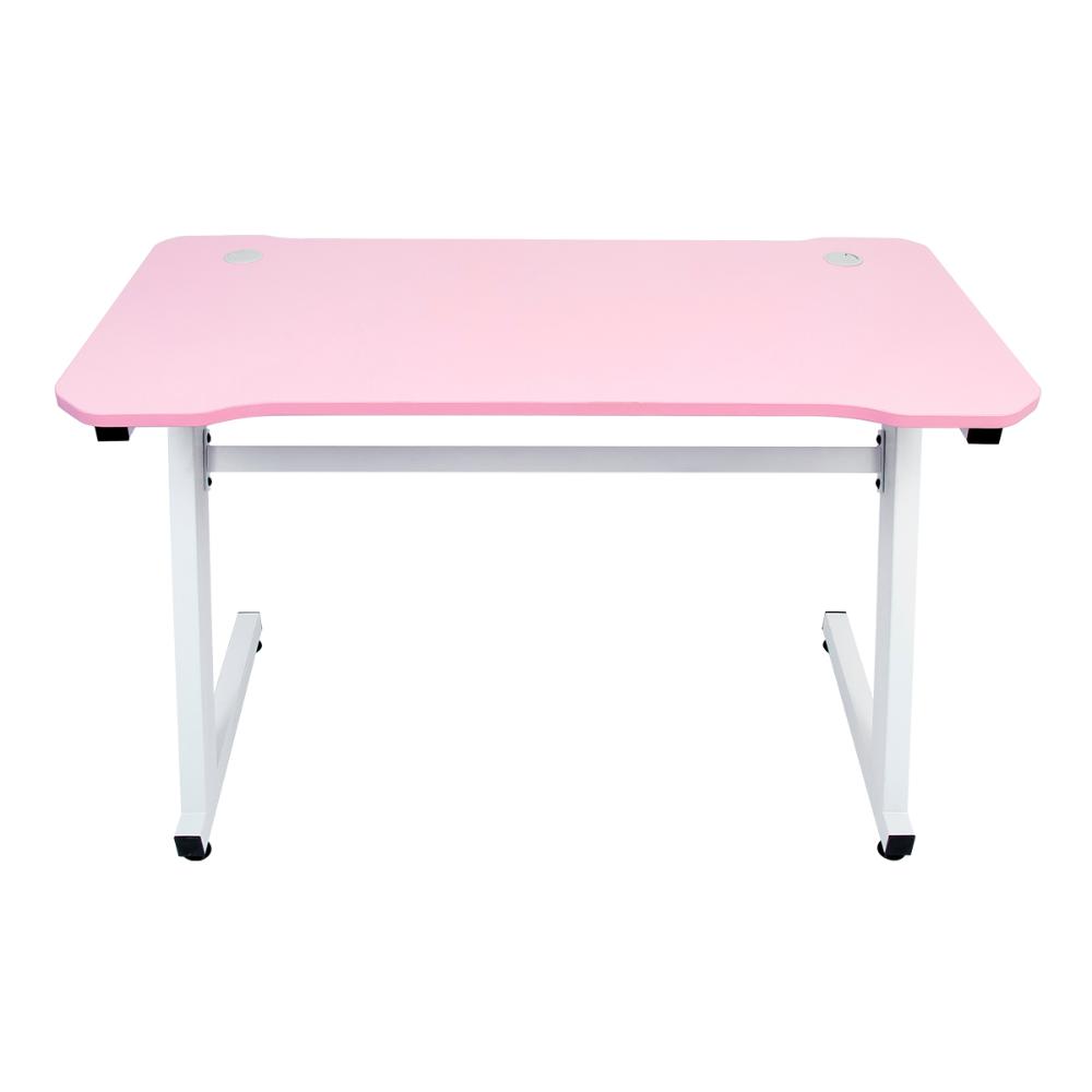 Conjunto Mesa Gamer Pelegrin PEL-008P Rosa e Cadeira Gamer Pelegrin PEL-3020 Rosa