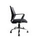Conjunto com 1 Cadeira Diretor e 2 Cadeiras Interlocutor Pelegrin PEL-8501 Tela Mesh Preta