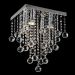 Lustre Classic com Adornos em Acrílico de Alto Brilho - Cor Cristal