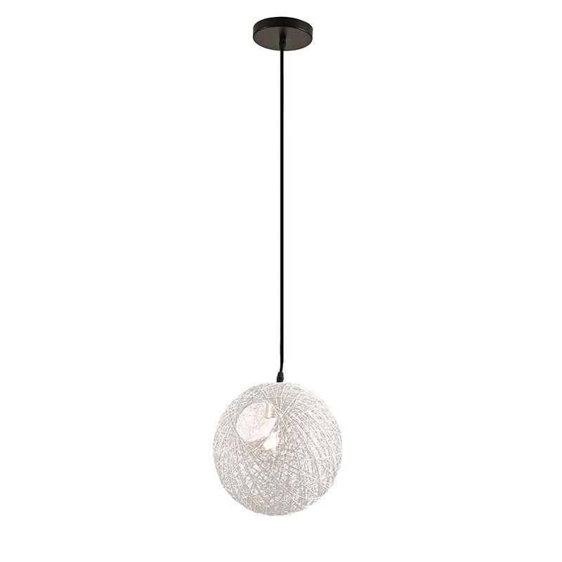 Lustre Pendente Grape Vine PEL-074 Vime Branco