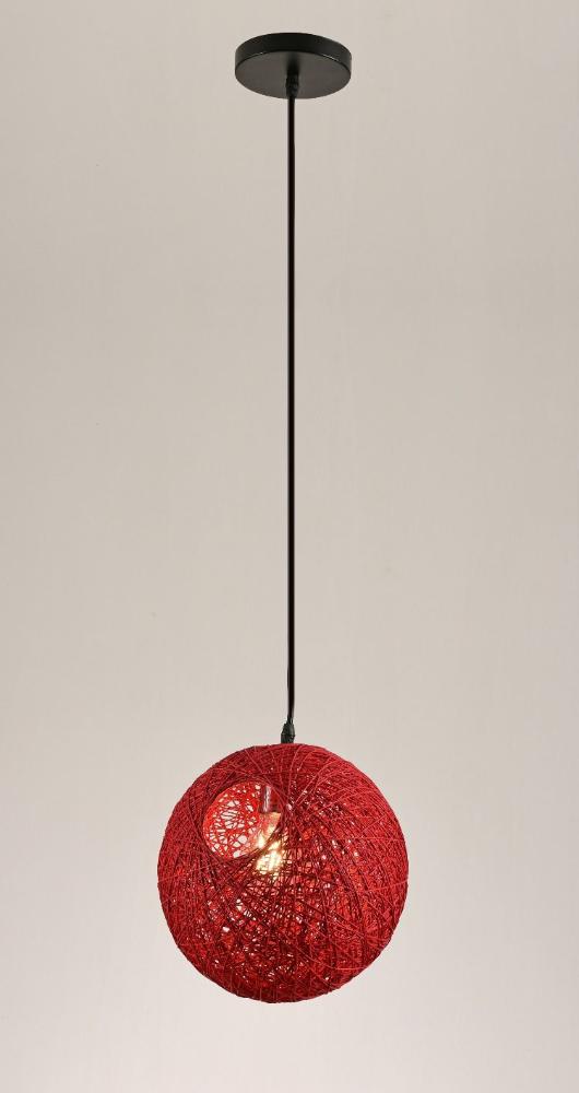 Lustre Pendente Grape Vine Pelegrin PEL-074 Vime Vermelho