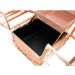 Maleta Maquiagem Joias Alumínio e Acrílico Pelegrin PEL-M1012 Rose Gold