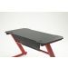 Mesa Gamer Pelegrin PEL-003P Preta e Vermelha Metal e MDF