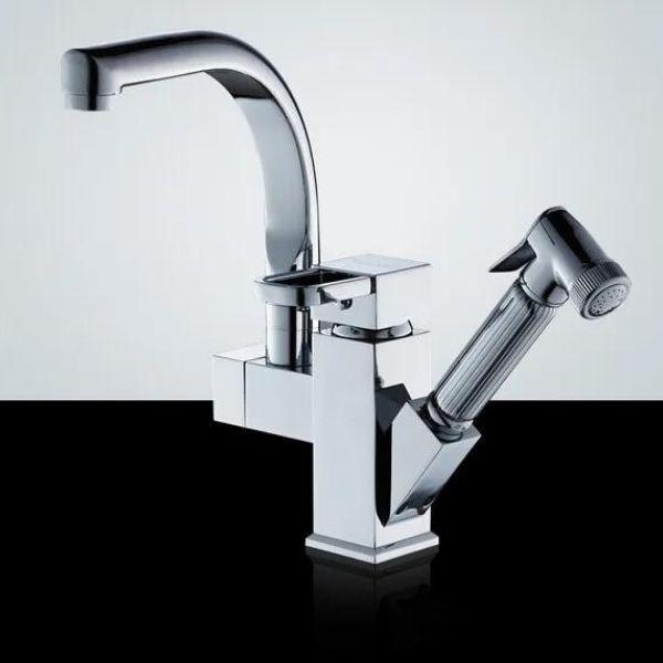 Torneira Gourmet Retrátil Com Misturador Monocomando Loomix P-026