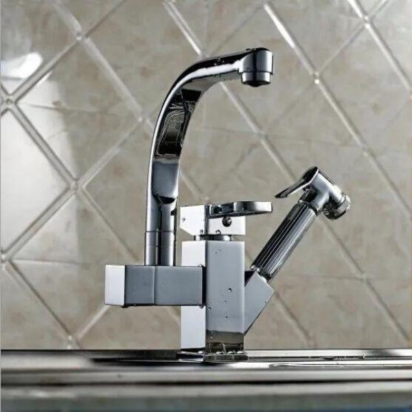 Torneira Gourmet Retrátil Com Misturador Monocomando Loomix P-026