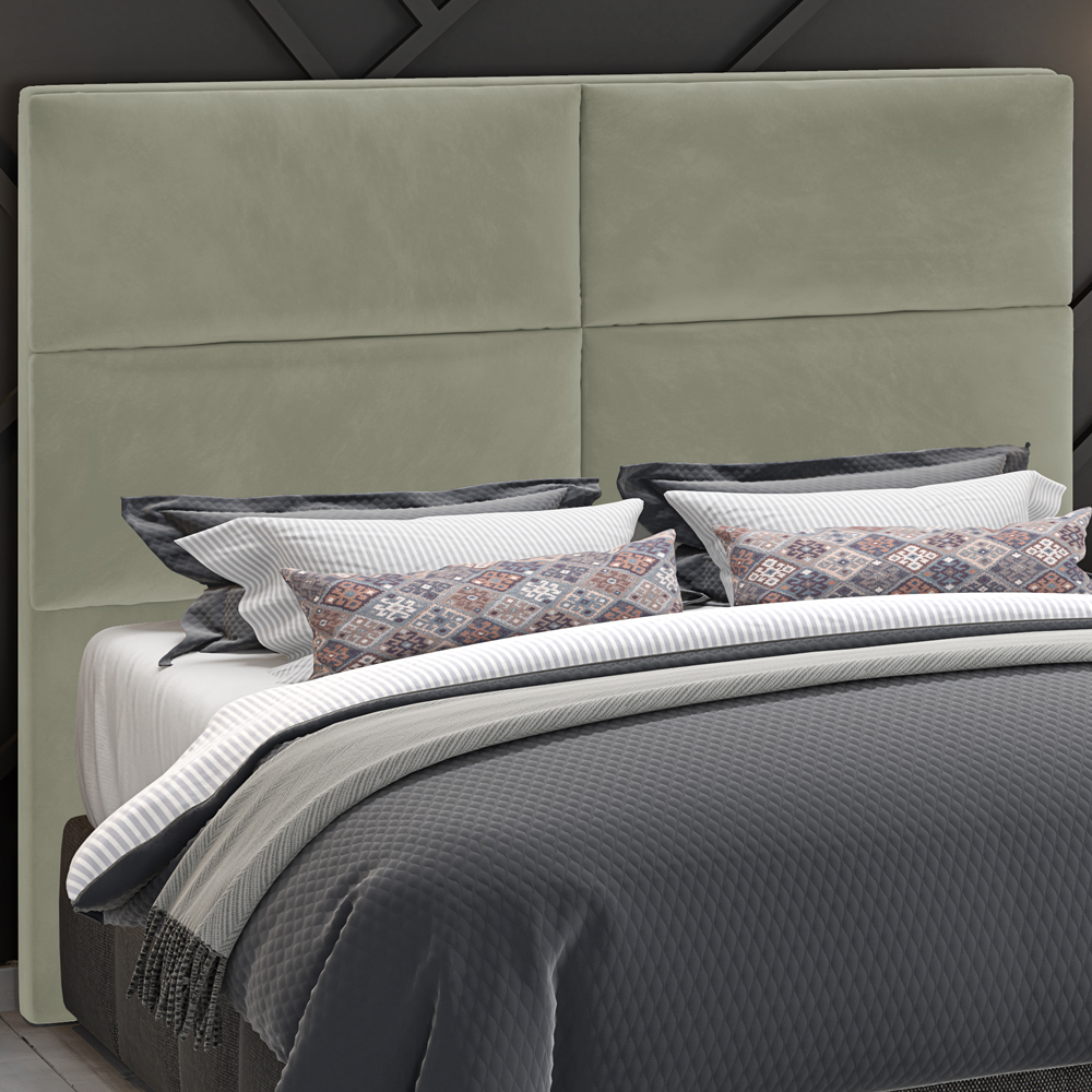 Cabeceira Casal 140 cm Barcel Veludo SL 940 Peer