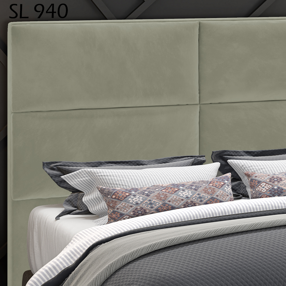 Cabeceira Casal 140 cm Barcel Veludo SL 940 Peer