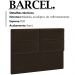 Cabeceira Casal 140 cm Barcel Veludo SL 942 Peer
