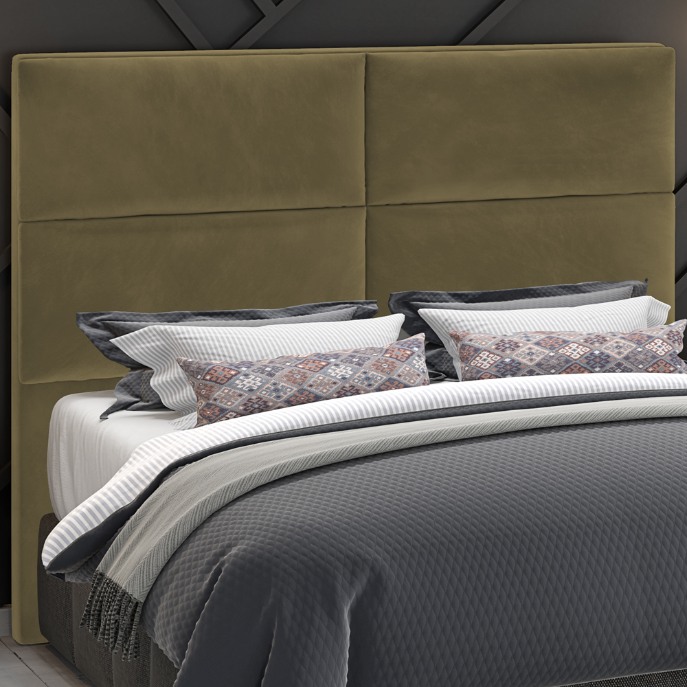 Cabeceira Casal 140 cm Barcel Veludo SL 945 Peer