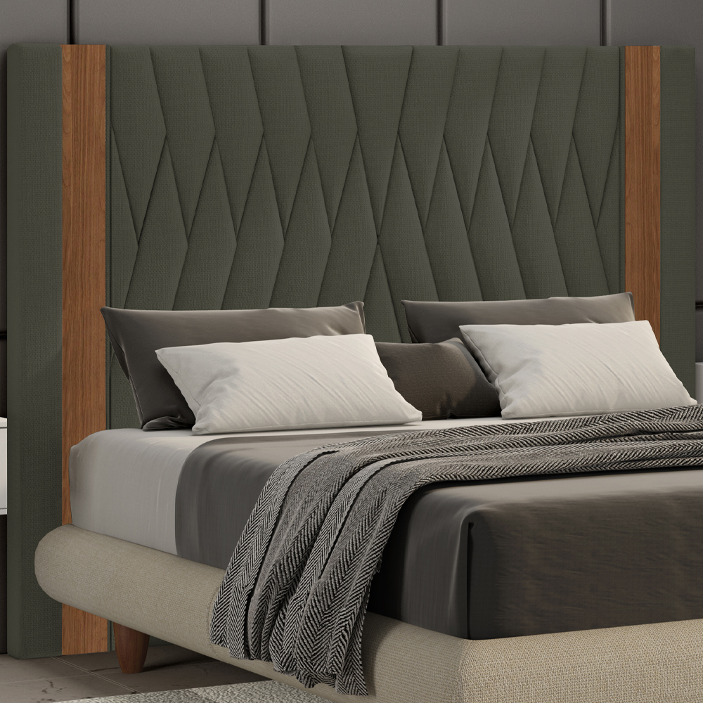 Cabeceira Casal 140 cm Bella Linho SL 74 Peer