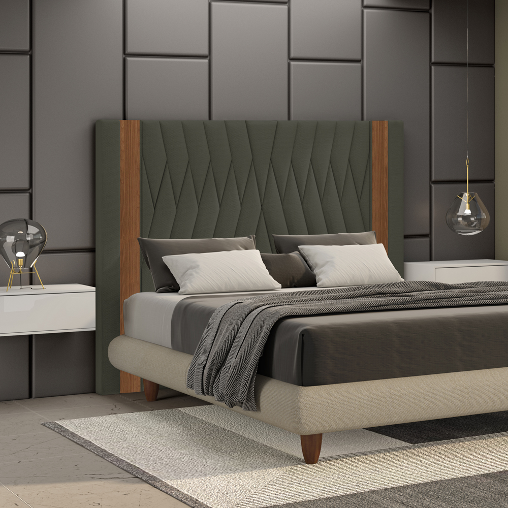 Cabeceira Casal 140 cm Bella Linho SL 74 Peer