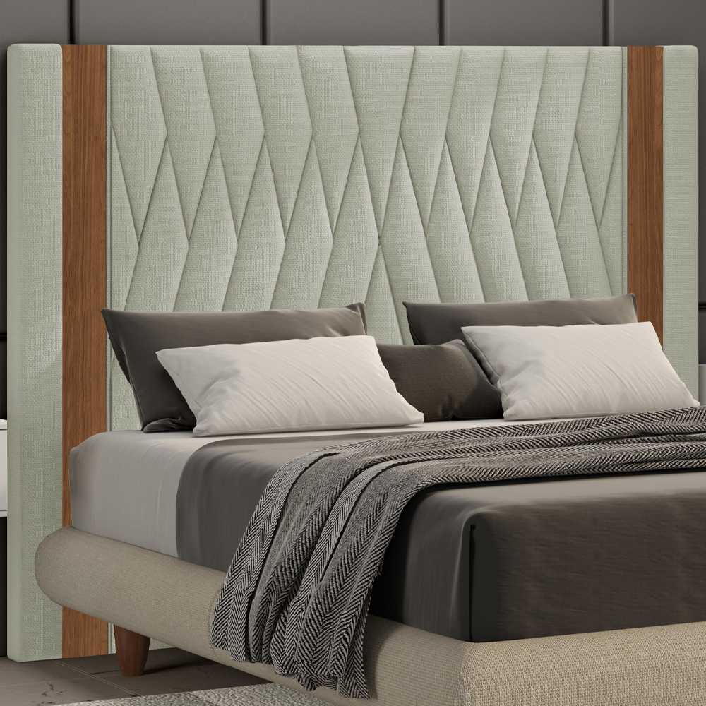 Cabeceira Casal 140 cm Bella Linho SL 76 Peer