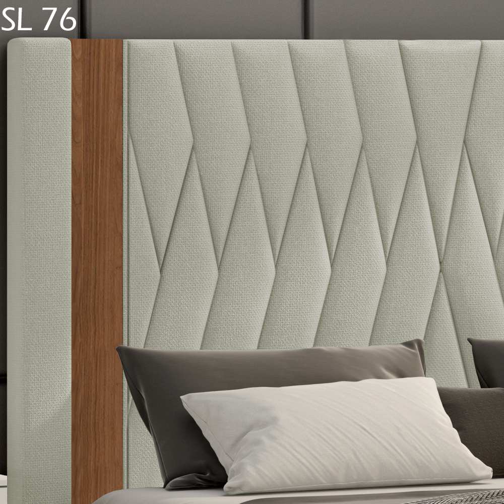Cabeceira Casal 140 cm Bella Linho SL 76 Peer