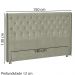 Cabeceira Casal 140 cm Firezz Veludo SL 940 Peer