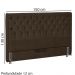 Cabeceira Casal 140 cm Firezz Veludo SL 942 Peer