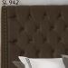 Cabeceira Casal 140 cm Firezz Veludo SL 942 Peer