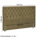 Cabeceira Casal 140 cm Firezz Veludo SL 945 Peer