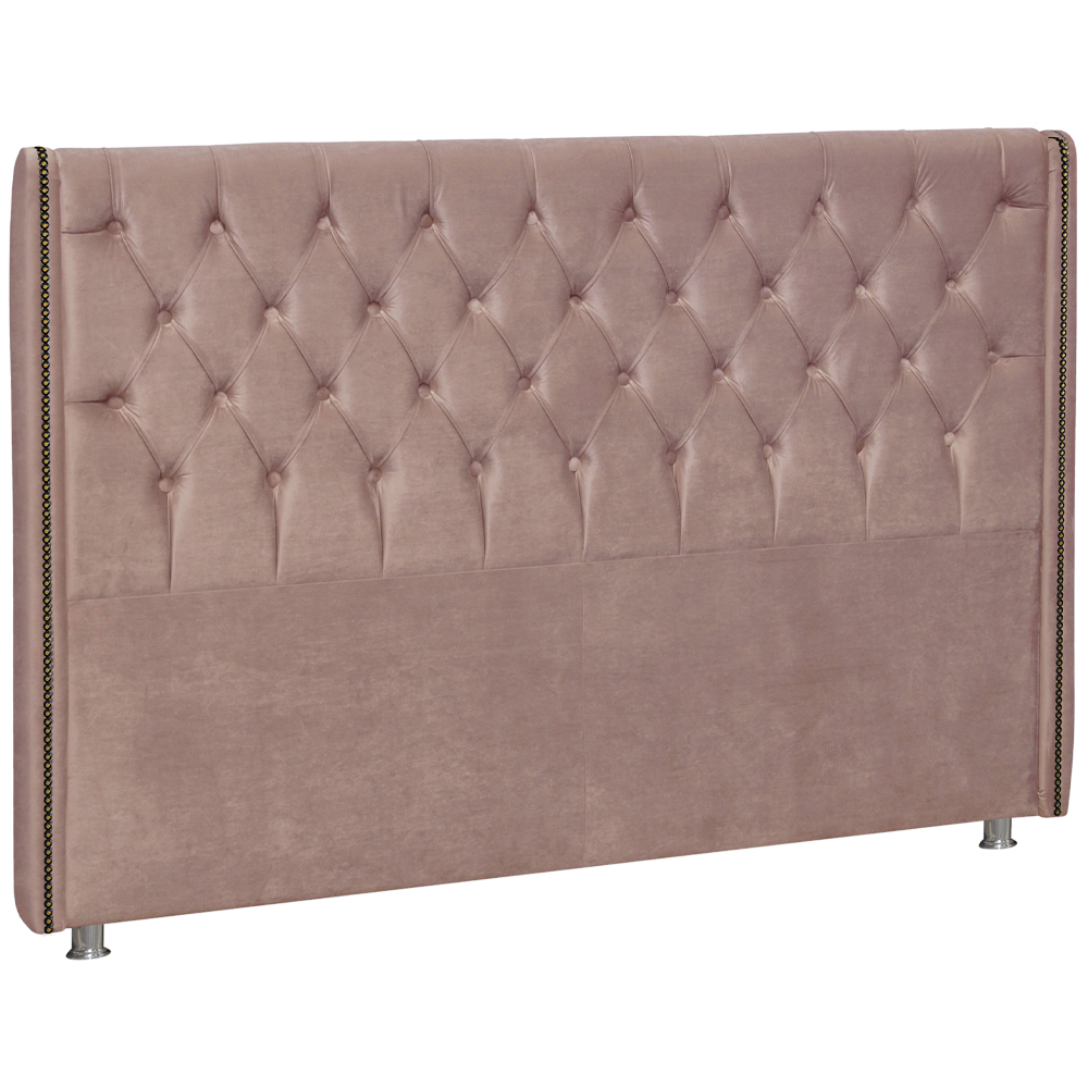 Cabeceira Casal 140 cm Firezz Veludo SL 949 Peer
