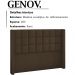 Cabeceira Casal 140 cm Genov Veludo SL 942 Peer