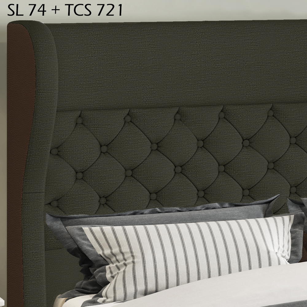 Cabeceira Casal 140 cm Hav Linho E Corano SL 74 TCS 721 Peer