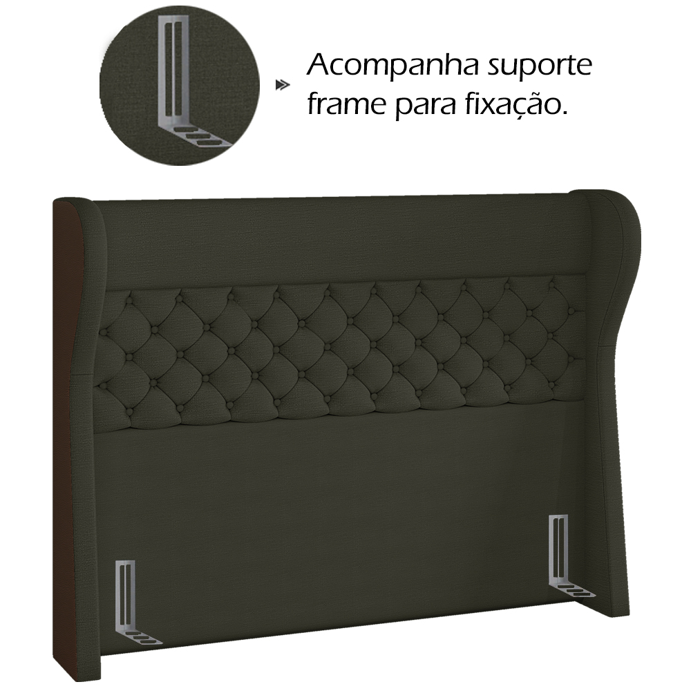 Cabeceira Casal 140 cm Hav Linho E Corano SL 74 TCS 721 Peer