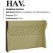 Cabeceira Casal 140 cm Hav Linho E Corano SL 75 TCS 721 Peer