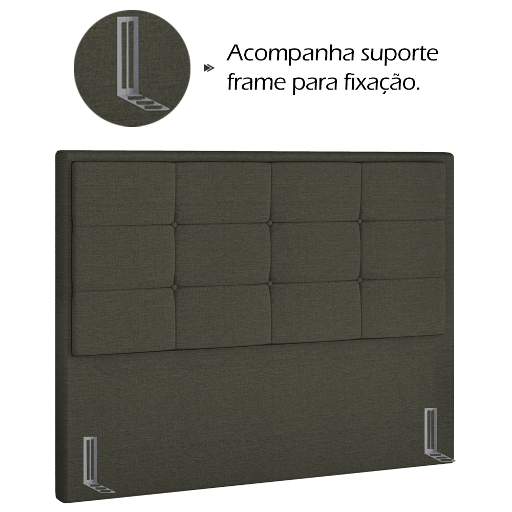 Cabeceira Casal 140 cm Lhots Linho SL 74 Peer