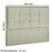 Cabeceira Casal 140 cm Lhots Linho SL 76 Peer