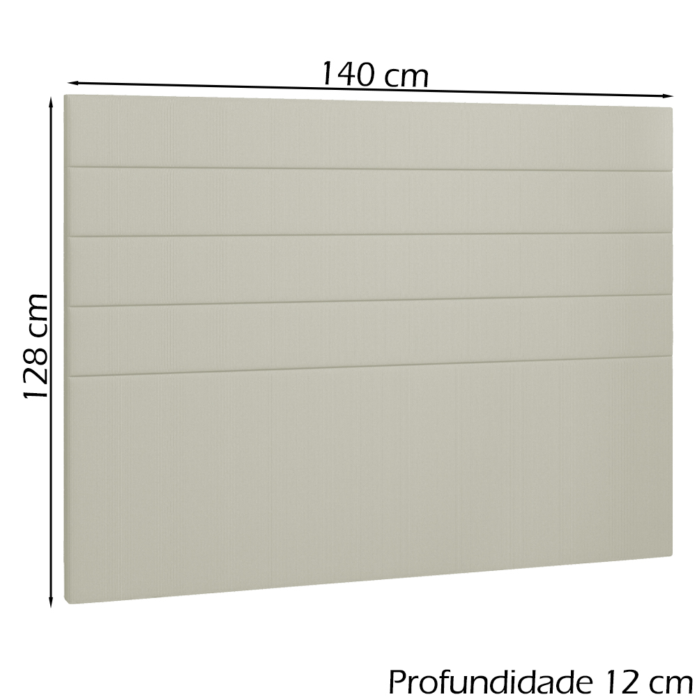 Cabeceira Casal 140 cm Lisben Linho SL 76 Peer