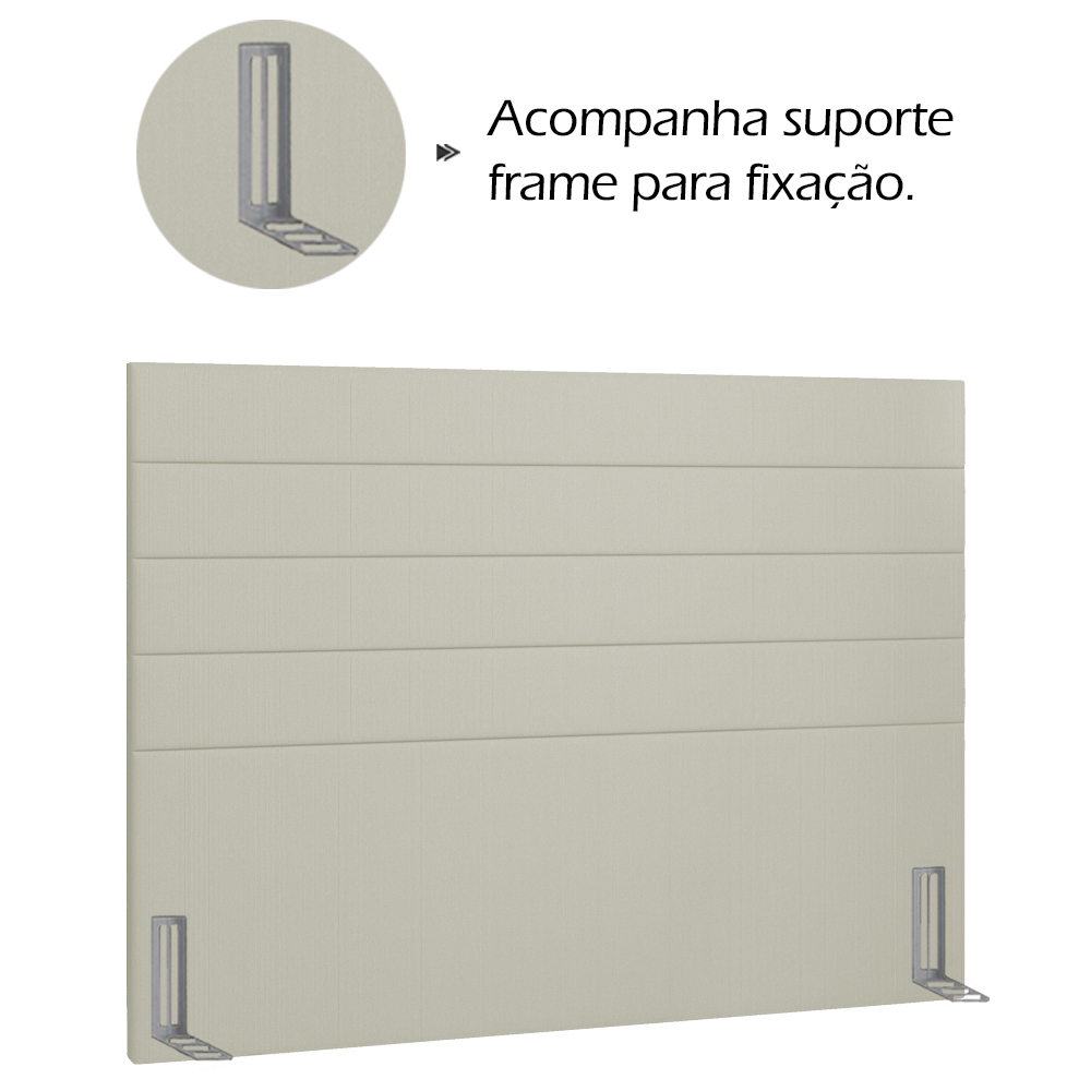 Cabeceira Casal 140 cm Lisben Linho SL 76 Peer