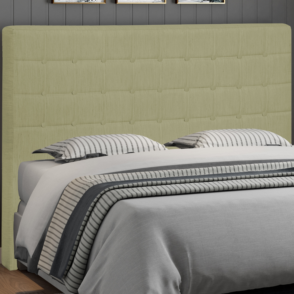 Cabeceira Casal 140 cm Lonnd Linho SL 75 Peer