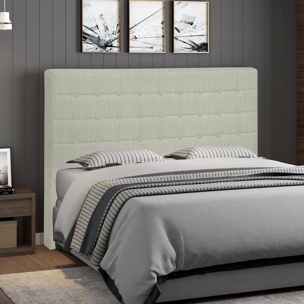 Cabeceira Casal 140 cm Lonnd Linho SL 76 Peer