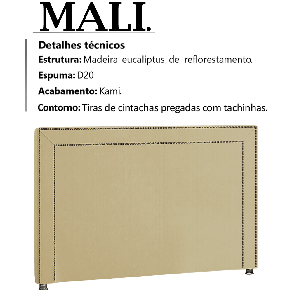 Cabeceira Casal 140 cm Mali Corano TCS 355 Peer
