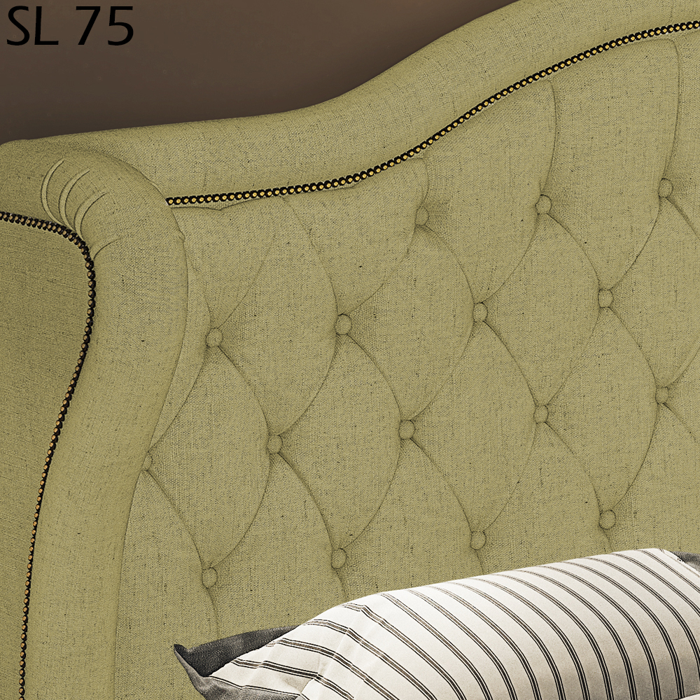 Cabeceira Casal 140 cm Monacc Linho SL 75 Peer