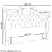 Cabeceira Casal 140 cm Monacc Linho SL 76 Peer