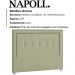 Cabeceira Casal 140 cm Napoll Veludo SL 940 Peer