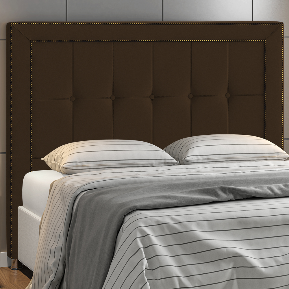 Cabeceira Casal 140 cm Napoll Veludo SL 942 Peer