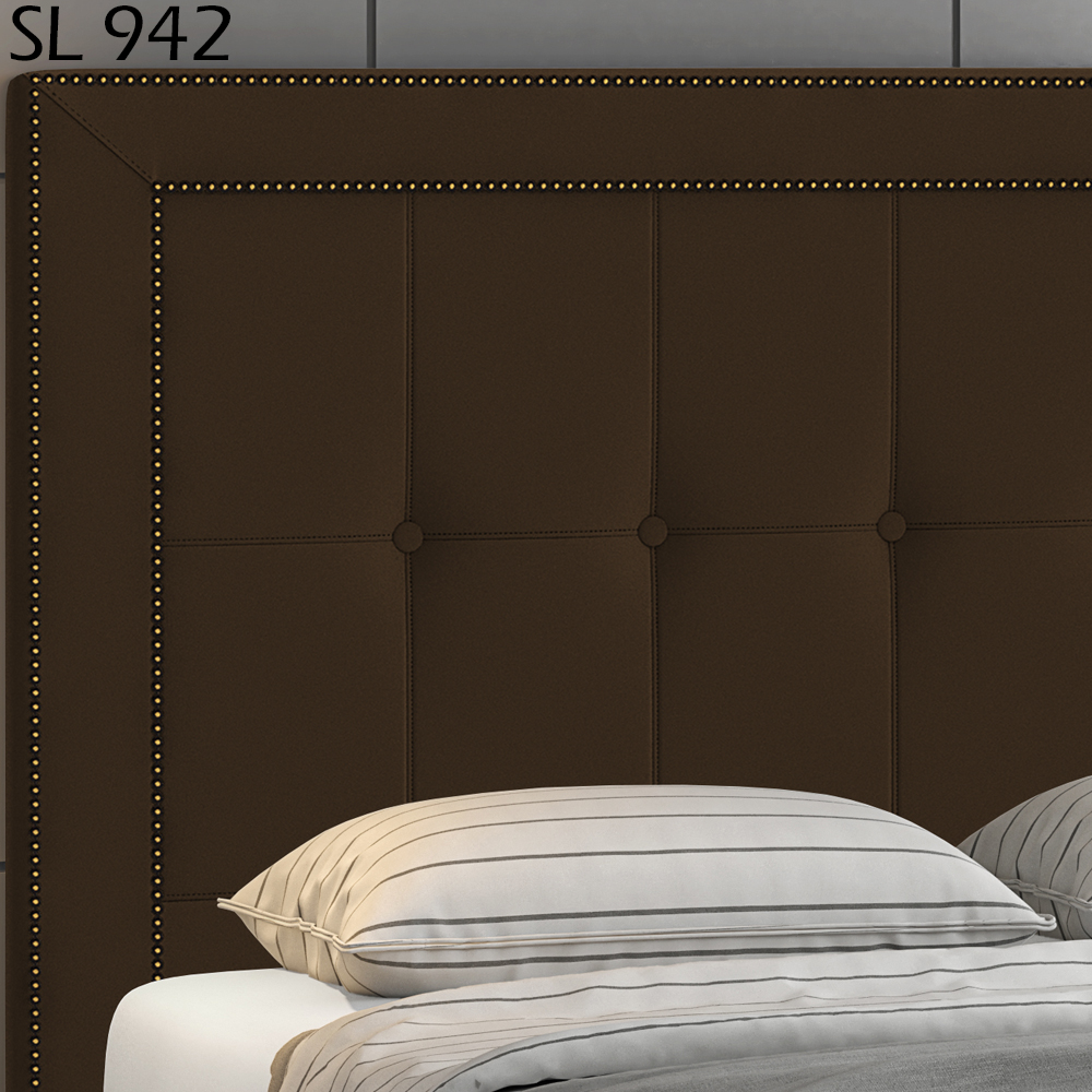 Cabeceira Casal 140 cm Napoll Veludo SL 942 Peer