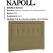Cabeceira Casal 140 cm Napoll Veludo SL 945 Peer