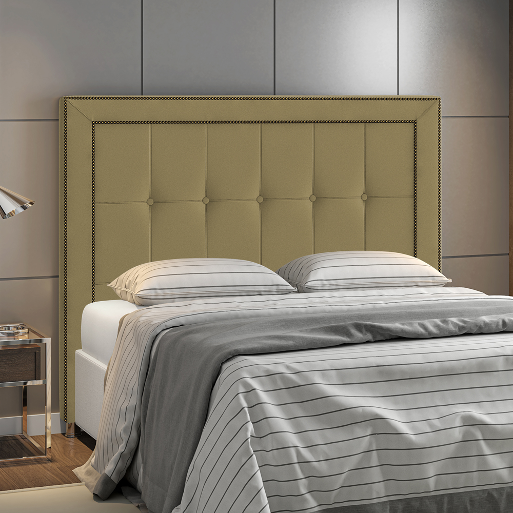 Cabeceira Casal 140 cm Napoll Veludo SL 945 Peer
