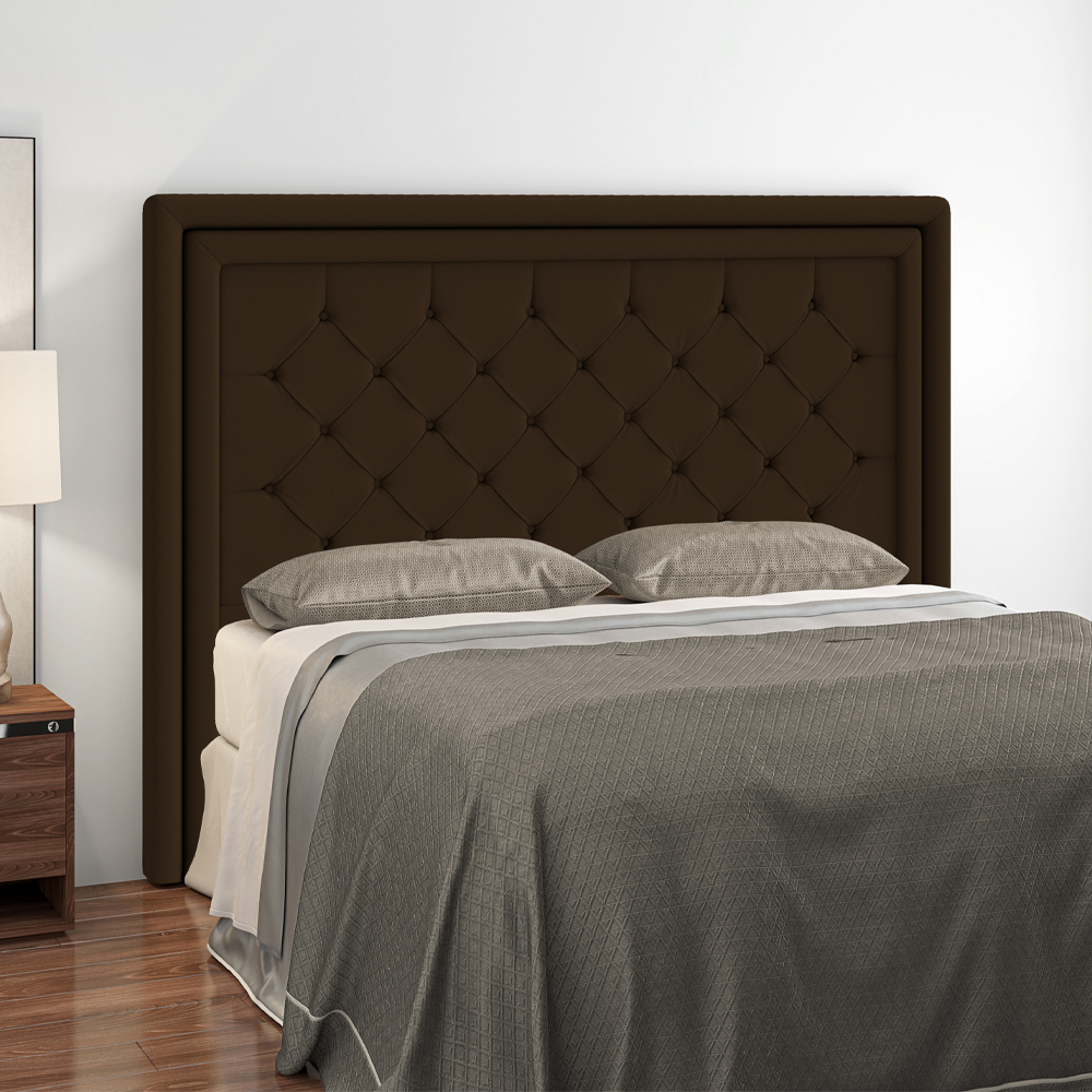Cabeceira Casal 140 cm Padov Veludo SL 942 Peer